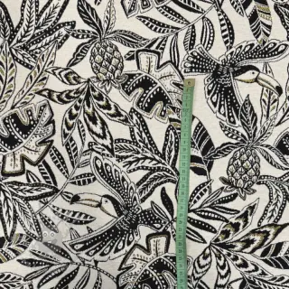Dekorationstyg jacquard Fortuna blanc