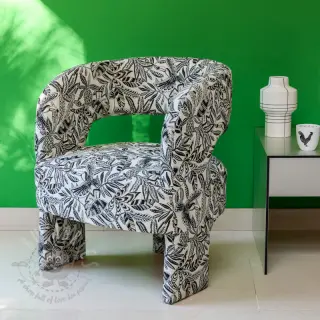 Dekorationstyg jacquard Fortuna blanc