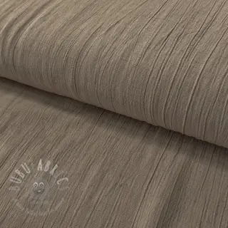 Viskos med lin CRINCLE taupe