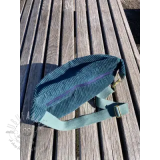 Gjordband bomull 4 cm dark old green