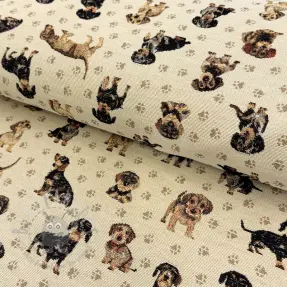 Dekorationstyg GOBELIN PREMIUM Little dachshund play
