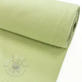 Ribbstickat slätt PREMIUM lime cream