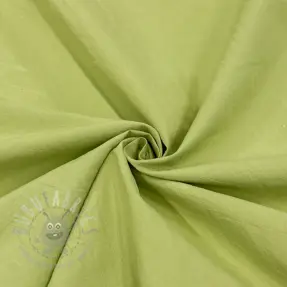 Bomullstyg WASHED old lime