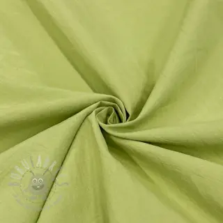 Bomullstyg WASHED old lime