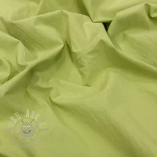 Bomullstyg WASHED old lime