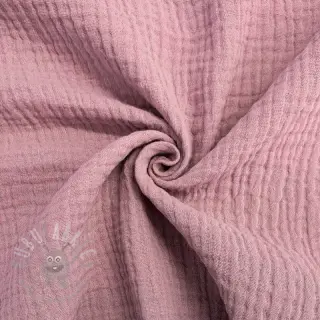 Dubbelgasväv/muslin lilac ORGANIC