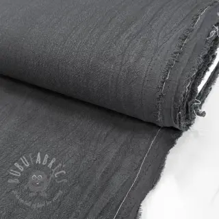 Förtvättat lin STONEWASHED PREMIUM dark grey