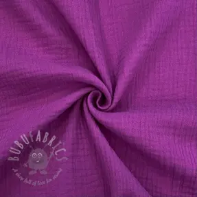 Dubbelgasväv/muslin cyclaam