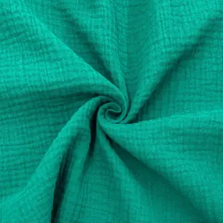 Dvojitá gázovina/mušelín dark teal