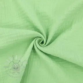Dubbelgasväv/muslin light lime