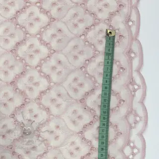 Bomullstyg EMBROIDERY Lilian rose