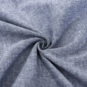 Ľan s bavlnou Lico navy