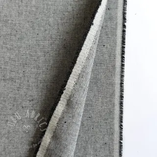 Dekorationstyg Linenlook PLAIN grey