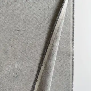 Dekorationstyg Linenlook PLAIN soft grey