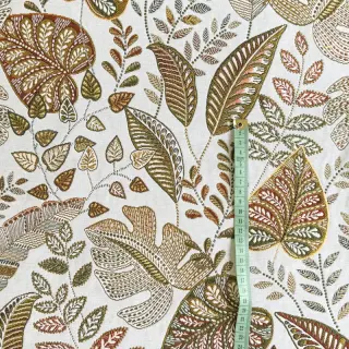 Dekoračná látka jacquard Euphoria blanc kaki