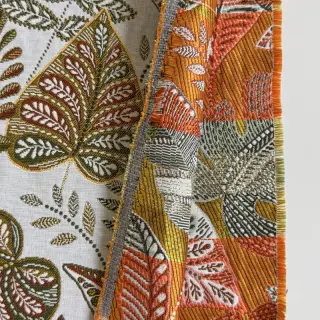 Dekoračná látka jacquard Euphoria blanc kaki