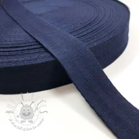 Gjordband bomull 4 cm dark blue
