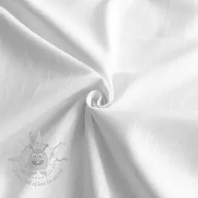 Viskos med lin PREMIUM white