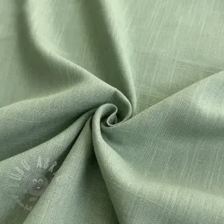 Viskos med lin PREMIUM old green