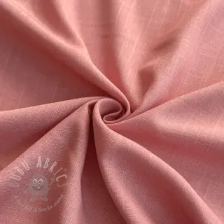 Viskos med lin PREMIUM coral