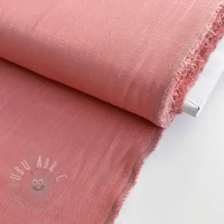 Viskos med lin PREMIUM coral