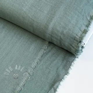 Viskos med lin PREMIUM dark old green