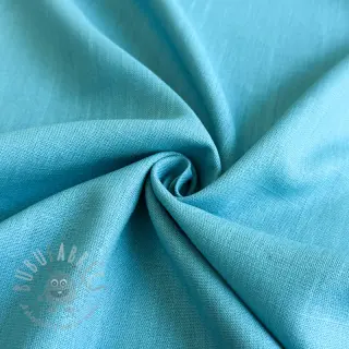 Viskos med lin PREMIUM ocean blue