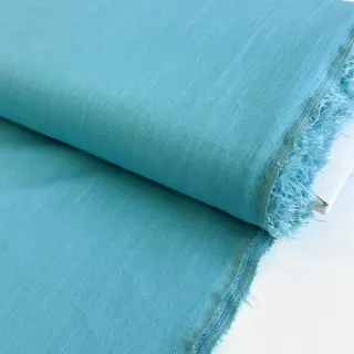 Viskóza s ľanom PREMIUM ocean blue