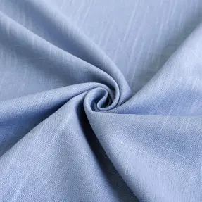 Viskóza s ľanom PREMIUM old blue