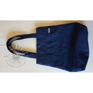 Förtvättat lin navy