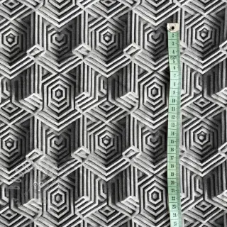 Jersey VISCOSE Structure grey digital print