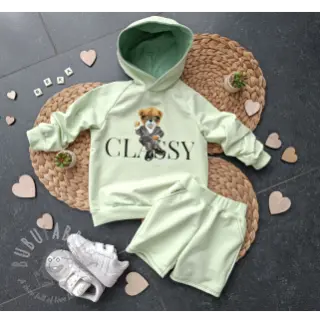 Sweatshirttyg PREMIUM lime cream