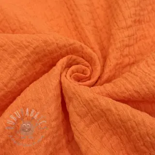 Bomullstyg STRETCH Baby orange