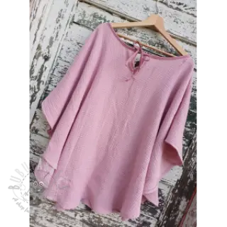 Dubbelgasväv/muslin light lilac ORGANIC