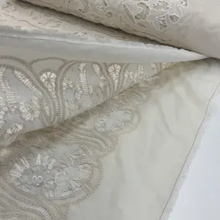 Bomullstyg EMBROIDERY Blanchette design Och