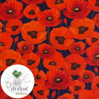 Dekorationstyg med teflonbehandling POPPY GARDEN