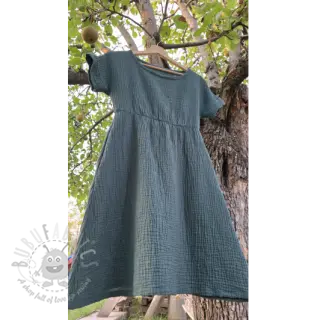 Dubbelgasväv/muslin old green