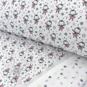 Bomullstyg QUILTING Elisabetta rose