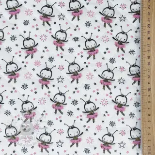 Bomullstyg QUILTING Elisabetta rose