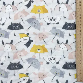 Bavlnená látka QUILTING Parapluie perle