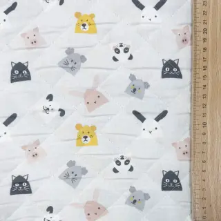 Bavlnená látka QUILTING Parapluie perle