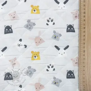 Bomullstyg QUILTING Parapluie perle