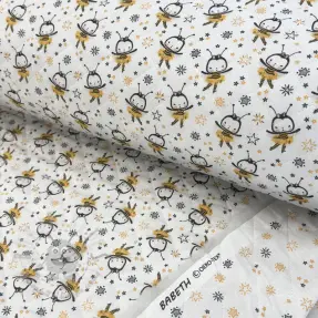 Bomullstyg QUILTING Elisabetta jaune