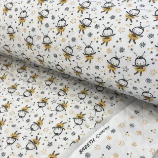 Bavlnená látka QUILTING Elisabetta jaune