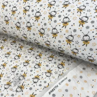 Bomullstyg QUILTING Elisabetta jaune