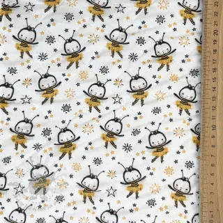 Bomullstyg QUILTING Elisabetta jaune