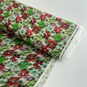 Viskos RAYON POPLIN Knitted design E digital print