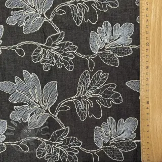 Bomullstyg JEANS EMBROIDERY Lisa design D