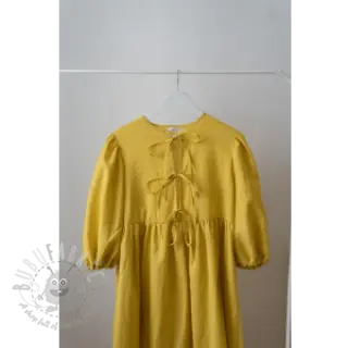 Förtvättat lin 170 g yellow