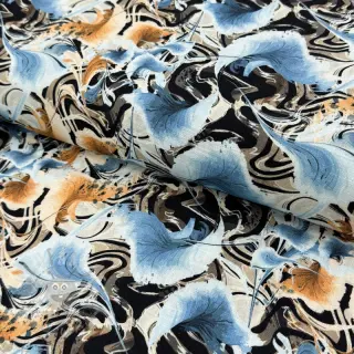 Viskos med lin Paint chaos design A digital print